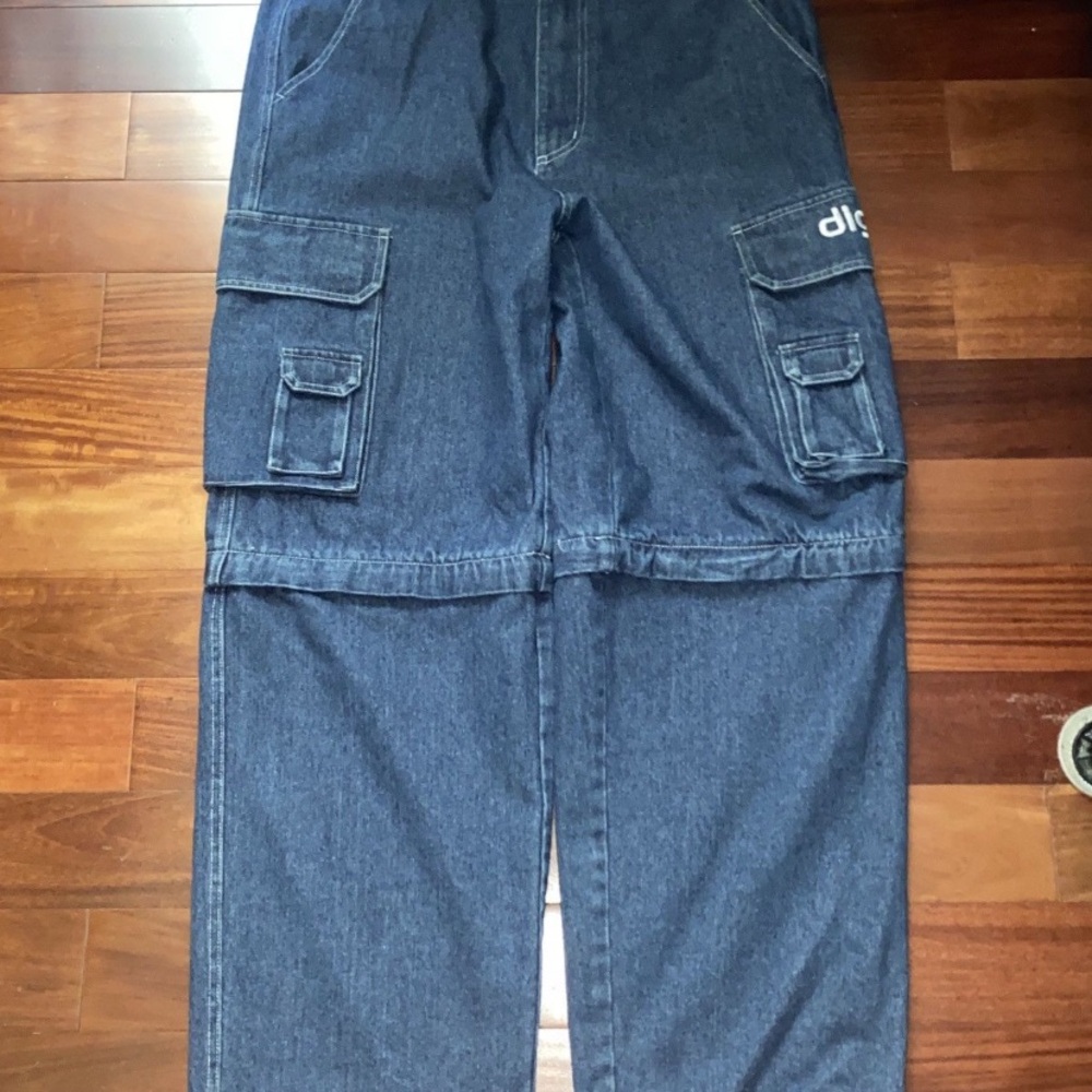 Digits 238 Indigo Convertible Zip-Off Cargo Denim
